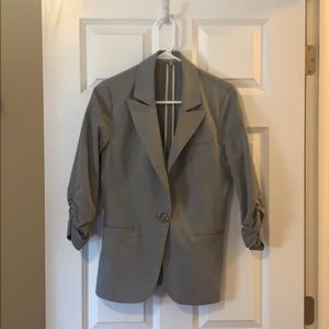 Gray blazer